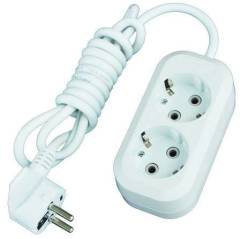 Удлинитель 2х5м с заземл. 13А IP20 Е-302 ПВС 3х1 АБС-пластик UNIVersal 9631974 Удлинитель 2х5м с заземл. 13А IP20 Е-302 ПВС 3х1 АБС-пластик UNIVersal 9631974