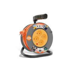 Удлинитель на катушке 4х30м без заземл. 6А IP20 У6-014 ПВС 2х0.75 термозащита UNIVersal 9632059 Удлинитель на катушке 4х30м без заземл. 6А IP20 У6-014 ПВС 2х0.75 термозащита UNIVersal 9632059