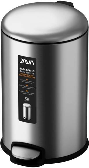 Мусорное ведро Java S-885-12L 12 л, сатин