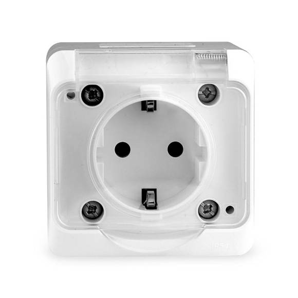 Розетка 1-м ОП Nix 16А IP54 250В с заземл. с прозр. крышкой бел. TOKOV ELECTRIC TKE-NX-R1Z-C01T-IP54 Розетка 1-м ОП Nix 16А IP54 250В с заземл. с прозр. крышкой бел. TOKOV ELECTRIC TKE-NX-R1Z-C01T-IP54