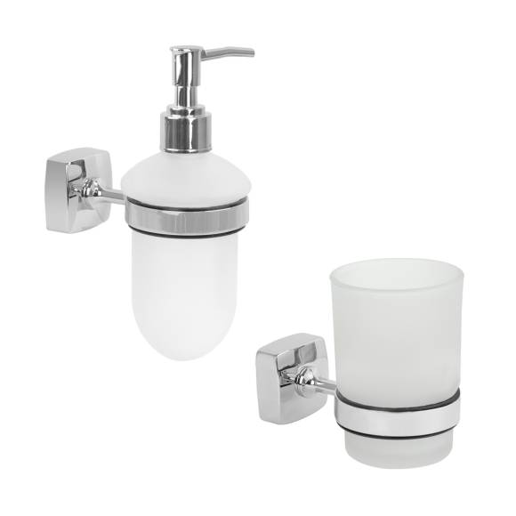Набор Стакан Fixsen Kvadro FX-61306 + Дозатор FX-61312