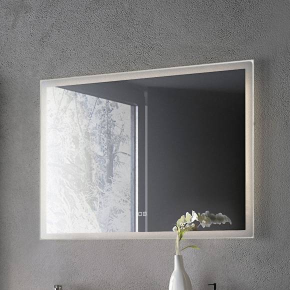 Зеркало в ванную комнату Silver Mirrors Norma neo - 2 800х600 (сенсорный выключатель, подогрев) зеркало