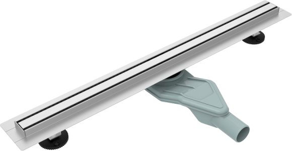 Душевой трап (лоток) Esbano Slim Side 70 см, решетка матовый хром