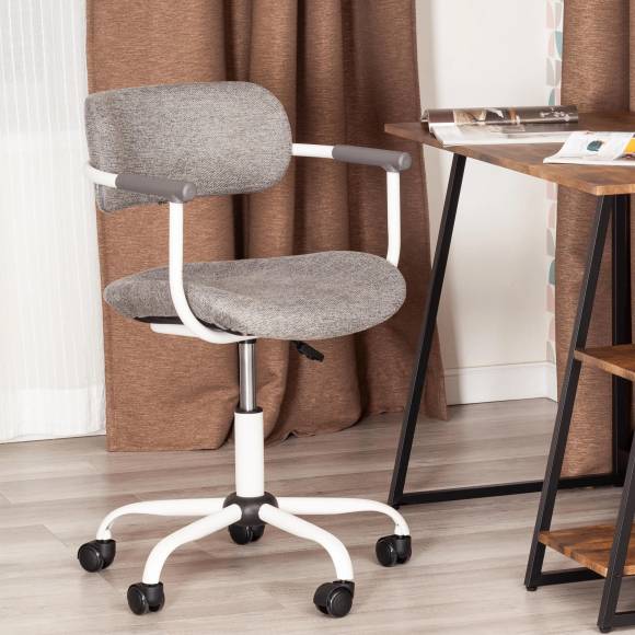 Компьютерное кресло TetChair Best светло-серое, опора белая