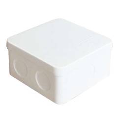 Коробка распределительная ОП 84х84х45мм IP54 7 выходов без гермовводов крышка защелкивающаяся бел. Epplast 125101 Коробка распределительная ОП 84х84х45мм IP54 7 выходов без гермовводов крышка защелкивающаяся бел. Epplast 125101