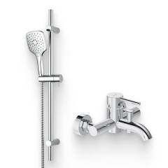 Душевой комплект Смеситель Damixa Scandinavian Pure 361000000 хром + Гарнитур Eclipse 931001000 Душевой комплект Смеситель Damixa Scandinavian Pure 361000000 хром + Гарнитур Eclipse 931001000
