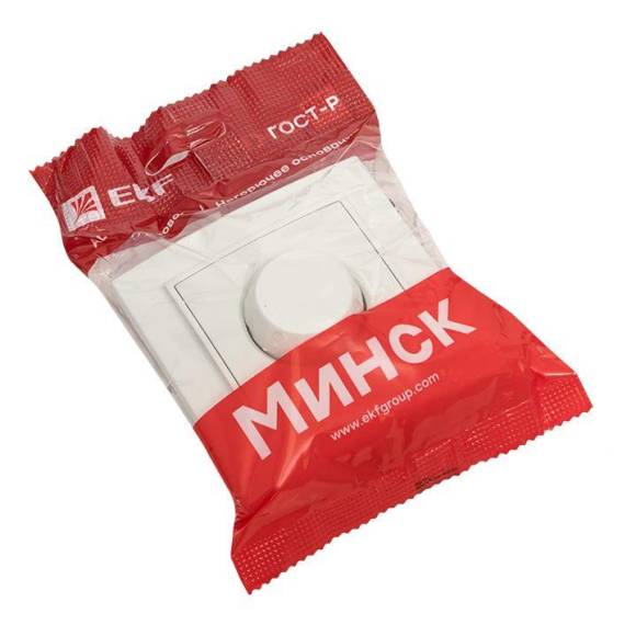 Светорегулятор СП Минск 600Вт 220В бел. Basic EKF ERD06-101-10 Светорегулятор СП Минск 600Вт 220В бел. Basic EKF ERD06-101-10