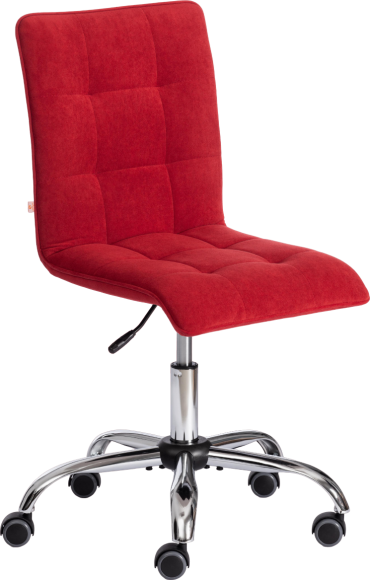 Компьютерное кресло TetChair Zero, флок бордовый 10