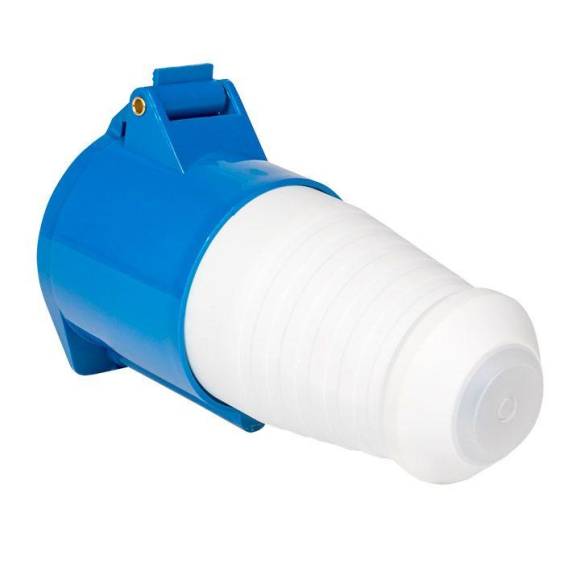 Розетка кабельная 16А 220В 2P+РЕ IP44 (213) EKF ps-213-16-220 Розетка кабельная 16А 220В 2P+РЕ IP44 (213) EKF ps-213-16-220