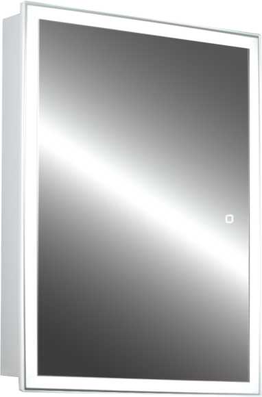 Зеркало-шкаф Silver Mirrors Киото Flip 53,4x74,8 с подсветкой
