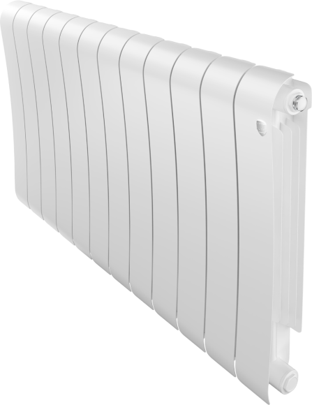 Радиатор биметаллический Royal Thermo Infinity 500 12 секций, bianco traffico