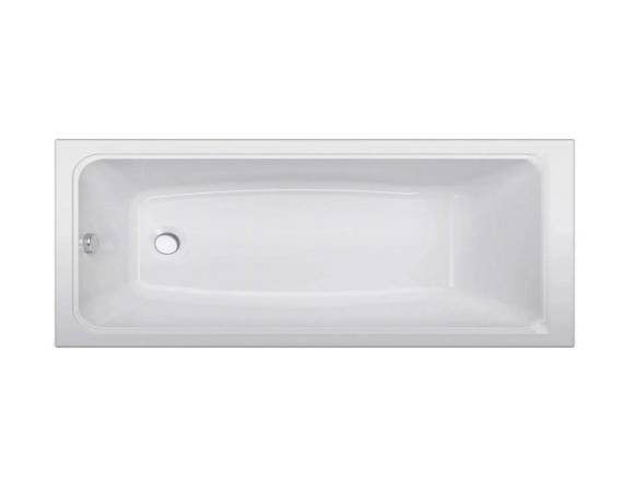 Акриловая ванна ALBA SPA Gamma 170x70 см, пристенная, белая, на ножках