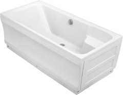Акриловая ванна WEMOR 10000008710 160x75 см, пристенная, белая, с каркасом, с экранами, с сиденьем, со сливом-переливом, с донным клапаном Акриловая ванна WEMOR 10000008710 160x75 см, пристенная, белая, с каркасом, с экранами, с сиденьем, со сливом-переливом, с донным клапаном