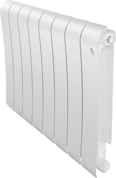 Радиатор биметаллический Royal Thermo Infinity 500 8 секций, bianco traffico