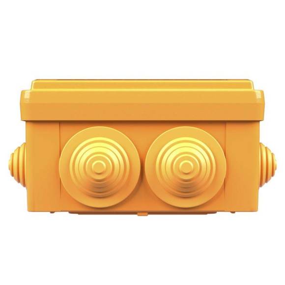 Коробка ответвительная FS 100х100х50мм 5р 450В 20А 10кв.мм с каб. вводами и клеммн. IP55 пластик. DKC FSB11510 Коробка ответвительная FS 100х100х50мм 5р 450В 20А 10кв.мм с каб. вводами и клеммн. IP55 пластик. DKC FSB11510