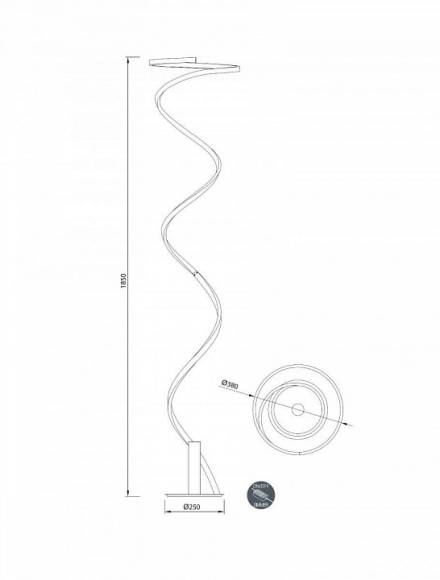 Торшер Mantra Helix 6102 Торшер Mantra Helix 6102