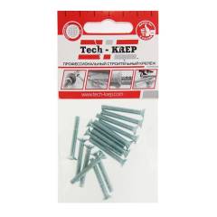 Винт DIN965 с потайной головкой М4х30 оцинк. (уп.15шт) Tech-KREP 102990 Винт DIN965 с потайной головкой М4х30 оцинк. (уп.15шт) Tech-KREP 102990