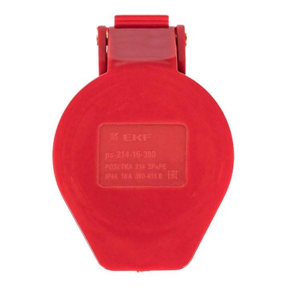 Розетка кабельная 16А 380В 3P+РЕ IP44 (214) EKF ps-214-16-380 Розетка кабельная 16А 380В 3P+РЕ IP44 (214) EKF ps-214-16-380