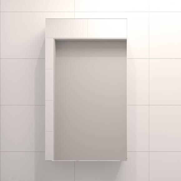 Зеркало-шкаф DIWO Архангельск 40 см универсальное, белое