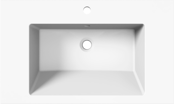 Мебельная раковина Paola Nero 800 ST white