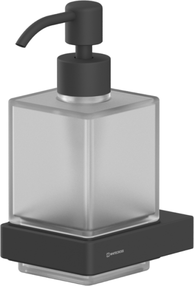 Дозатор WHITECROSS Cubo CU2440BL черный матовый
