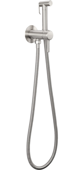 Гигиенический душ Milacio Ultra MCU.850.SS С ВНУТРЕННЕЙ ЧАСТЬЮ, со смесителем, нержавеющая сталь