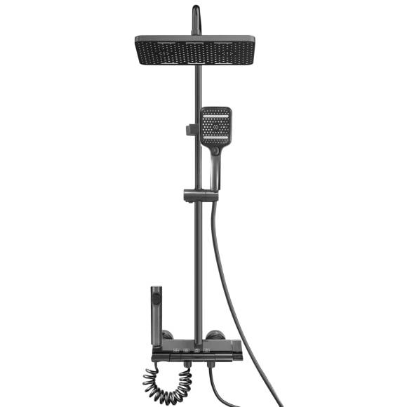 Душевая стойка Ceruttispa C-3A 11059 графит