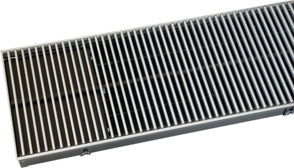 Конвектор отопления KVZ Power KVZ-300-80-1500-UA/RRA-300-1500-A с решеткой