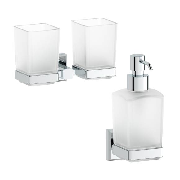 Набор Стакан Artwelle Hagel 9928A двойной + Дозатор 9933A