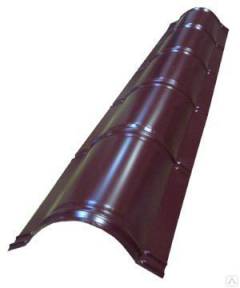 Планка конька круглого R110х2000 AGNETA 30/25 мкм Планка конька круглого R110х2000 AGNETA 30/25 мкм