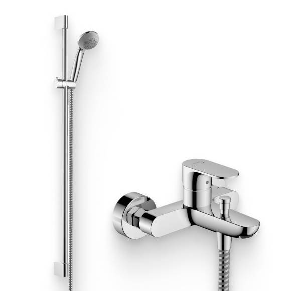 Душевой комплект Смеситель Hansgrohe Rebris S 72440000 хром + Гарнитур Crometta 85 27729000 Unica Crometta