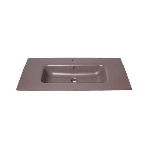 Мебельная раковина Plumberia Selection Ixo ceramica 80 матовая касторо