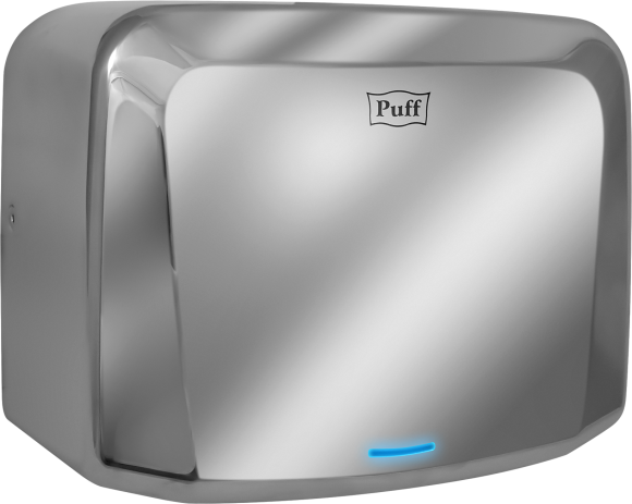 Сушилка для рук Puff 8813 высокоскоростная, антивандальная, хром