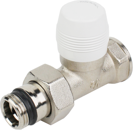 Вентиль Elsen ВН 1/2"-1/2" отсекающий, никелированный, прямой