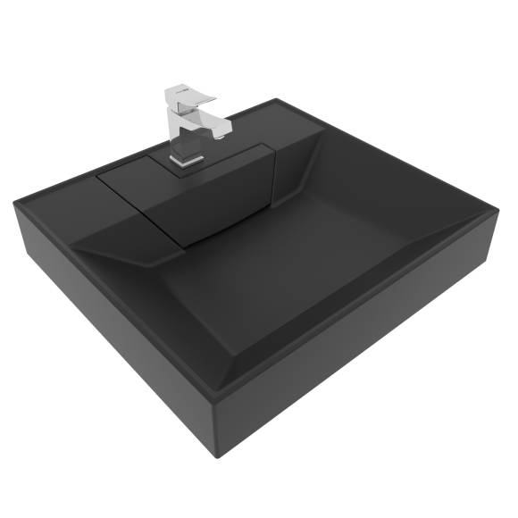 Мебельная раковина Versalia, Monica 55 Black Matt