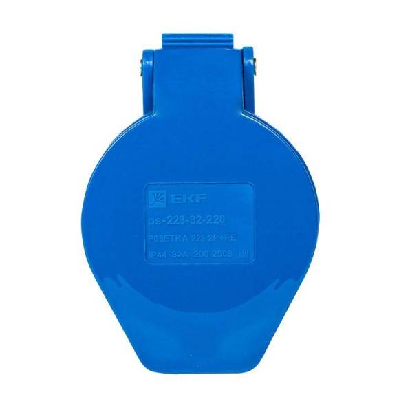 Розетка кабельная 32А 220В 2P+E IP44 (223) EKF ps-223-32-220 Розетка кабельная 32А 220В 2P+E IP44 (223) EKF ps-223-32-220