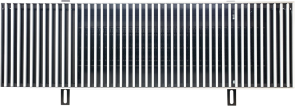 Конвектор отопления KVZ Compact KVZ-Vent-230-80-1500-2V-UA/RRA-230-1500-A с решеткой