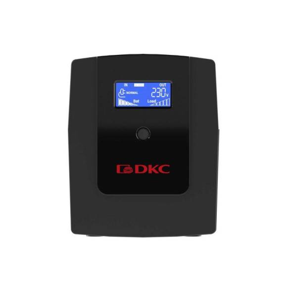 Источник бесперебойного питания ИБП Info LCD 1500В.А IEC C13 (4) USB + RJ45 DKC INFOLCD1500I Источник бесперебойного питания ИБП Info LCD 1500В.А IEC C13 (4) USB + RJ45 DKC INFOLCD1500I