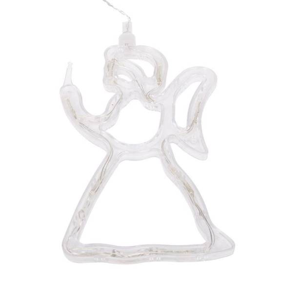 Фигура светодиодная "Ангелок" 195х115х10мм 8LED тепл. бел. 1Вт 4.5В IP20 на присоске с подвесом элементы питания 3хAAA (в компл.) Neon-Night 501-015 Фигура светодиодная "Ангелок" 195х115х10мм 8LED тепл. бел. 1Вт 4.5В IP20 на присоске с подвесом элементы питания 3хAAA (в компл.) Neon-Night 501-015