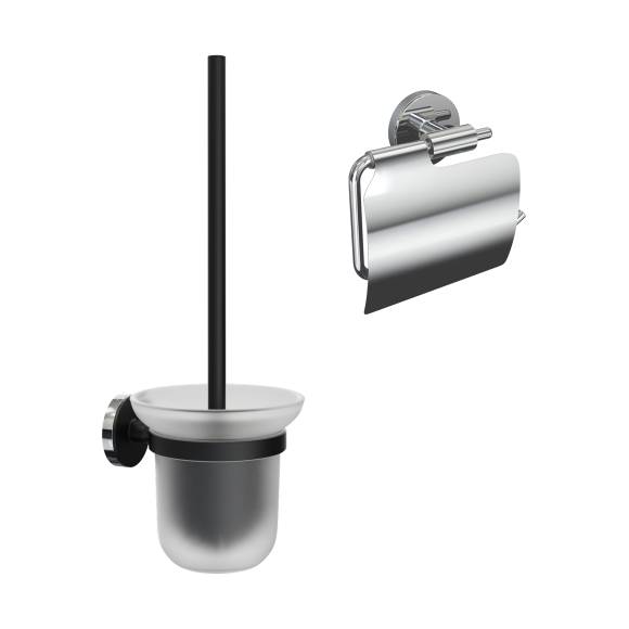 Набор Держатель Fora Lord FOR-LORD015CR + Ершик FOR-LORD020BL