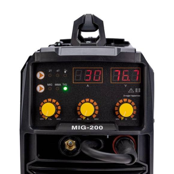 Аппарат сварочный инверторный полуавтоматический MIG-200 Kranz 11-0927 Аппарат сварочный инверторный полуавтоматический MIG-200 Kranz 11-0927