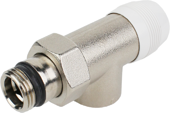 Вентиль Elsen ВН 1/2"-1/2" отсекающий, никелированный, осевой