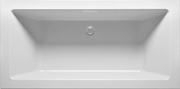 Акриловая ванна Riho Rething Cubic 190x90 см, встраиваемая, цвет европейский белый, с каркасом, со сливом-переливом