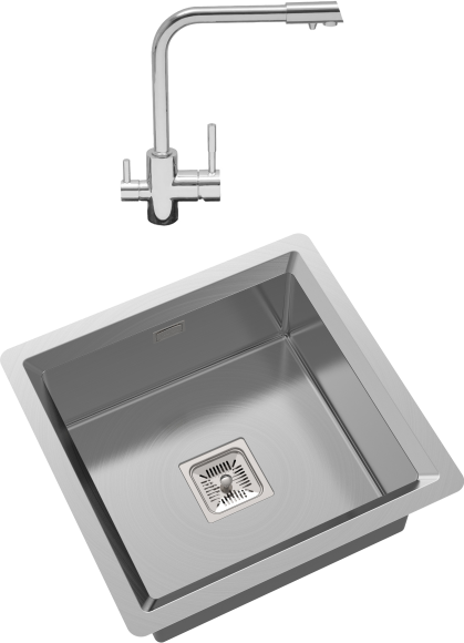 Комплект Мойка Oulin OL-FU114 + Смеситель OL-8073