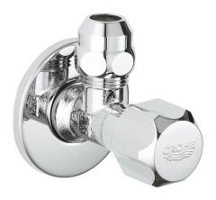 Вентиль Grohe 2201700M угловой, 1/2"НРх3/8"НГ, хром Вентиль Grohe 2201700M угловой, 1/2"НРх3/8"НГ, хром