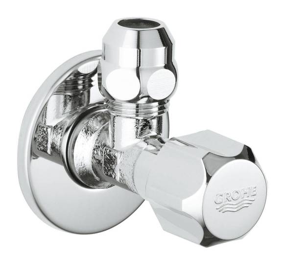 Вентиль Grohe 2201700M угловой, 1/2"НРх3/8"НГ, хром