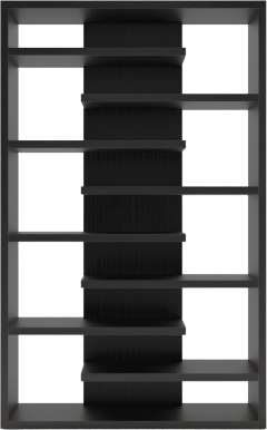 Стеллаж Riddle Samson черное дерево