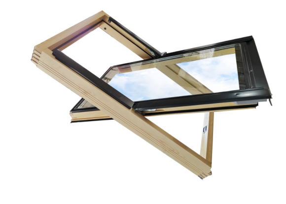 Мансардное окно CitiSky 78*118см, OPTIMAL, двухкамерный стеклопакет, ручка снизу