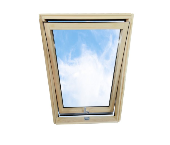 Мансардное окно CitiSky 78*118см, OPTIMAL, двухкамерный стеклопакет, ручка снизу