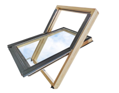 Мансардное окно CitiSky 78*118см, OPTIMAL, двухкамерный стеклопакет, ручка снизу